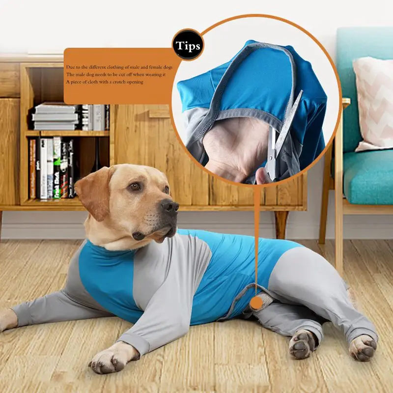 Восстановительный костюм для собак операционная защита домашних животных боди с