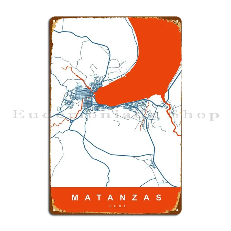 

Matanzas, карта Кубы, металлические знаки, украшения, кухонные таблички, железный Дизайн, оловянный знак, плакат