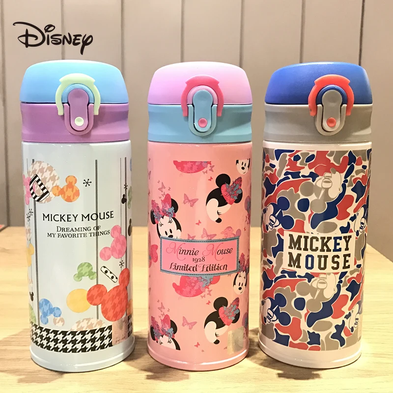 

Disney Children's Thermos straight drink 304 stainless steel portable kettle, specially designed for primary school students