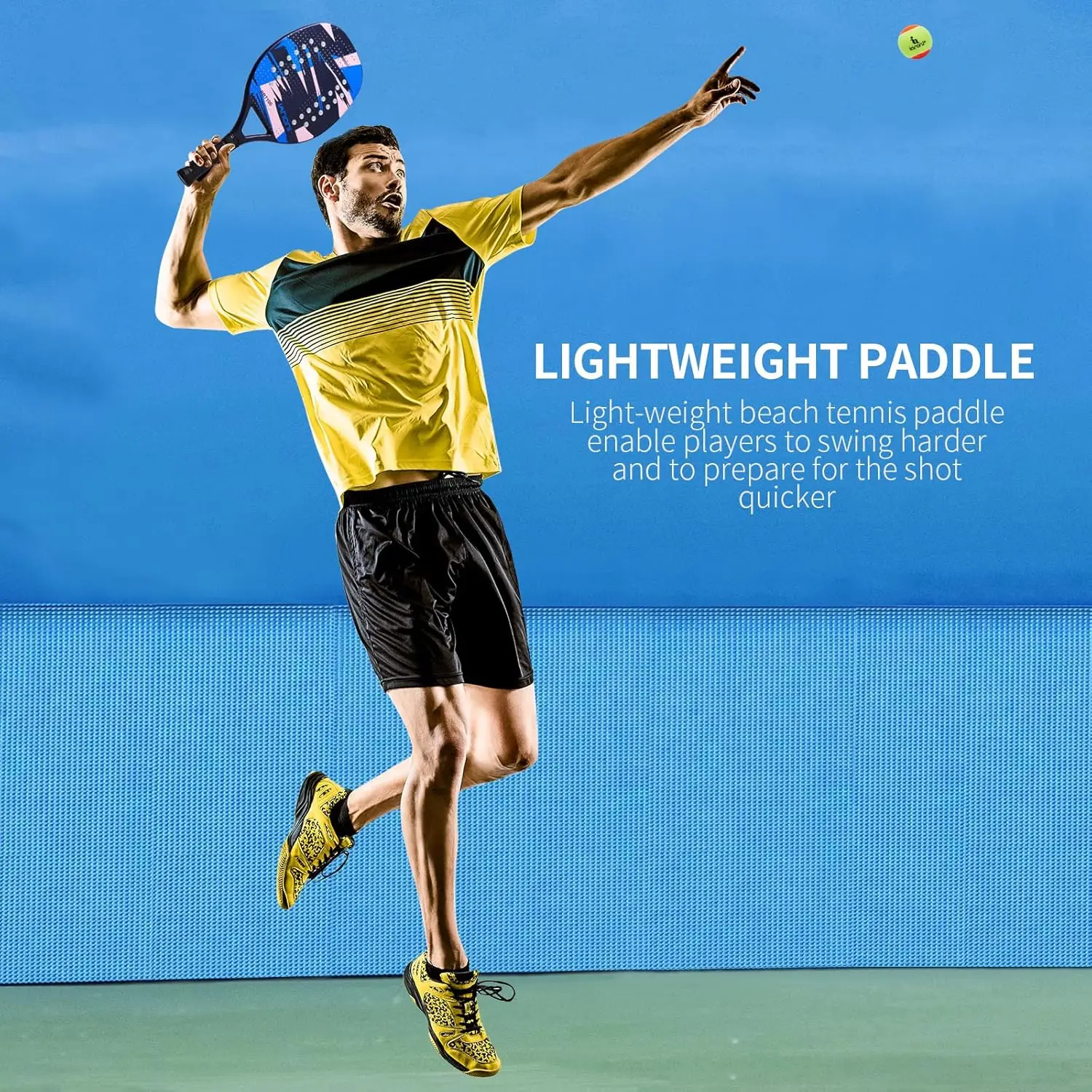 2 шт. ракетка для падель с поверхностью из углеродного волокна гибким сердечником