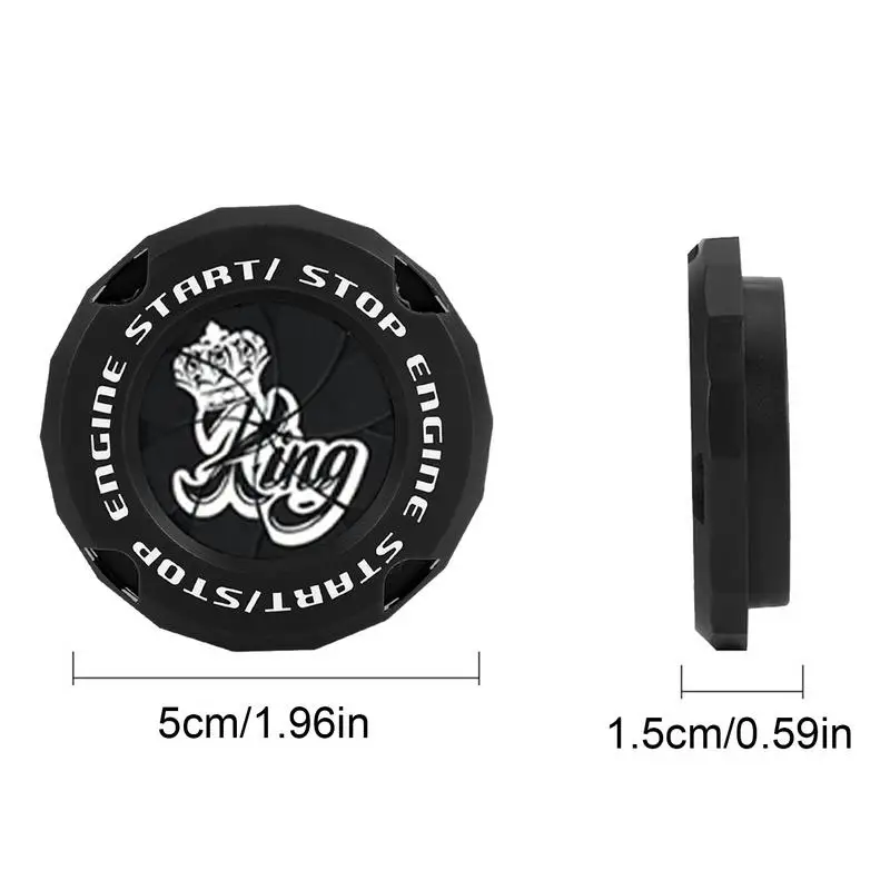 Крышка переключателя зажигания автомобиля декоративное кольцо для кнопки