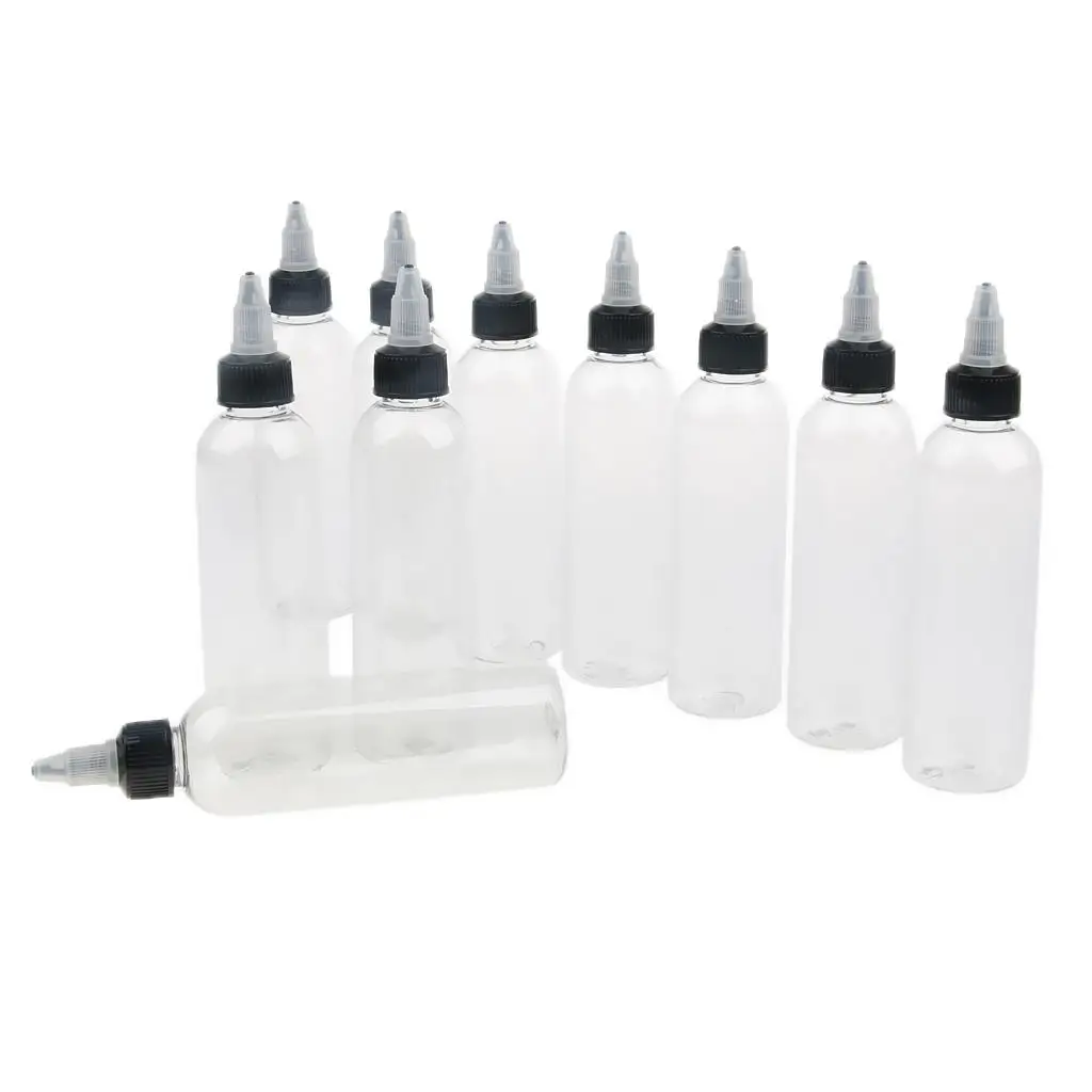 

10 Pcs Bottles with Cap for Painting, Condiments, Liquid Glue