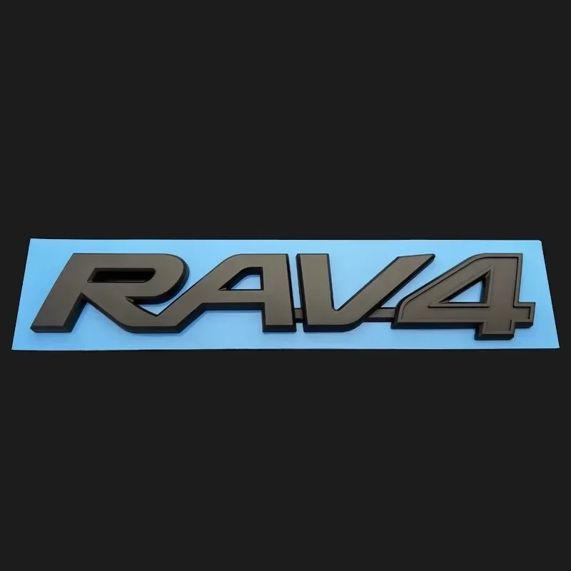 3D ABS автомобильный логотип для Toyota RAV4 Rongfang черный TOYOTA 4WD украшение в сетке задний