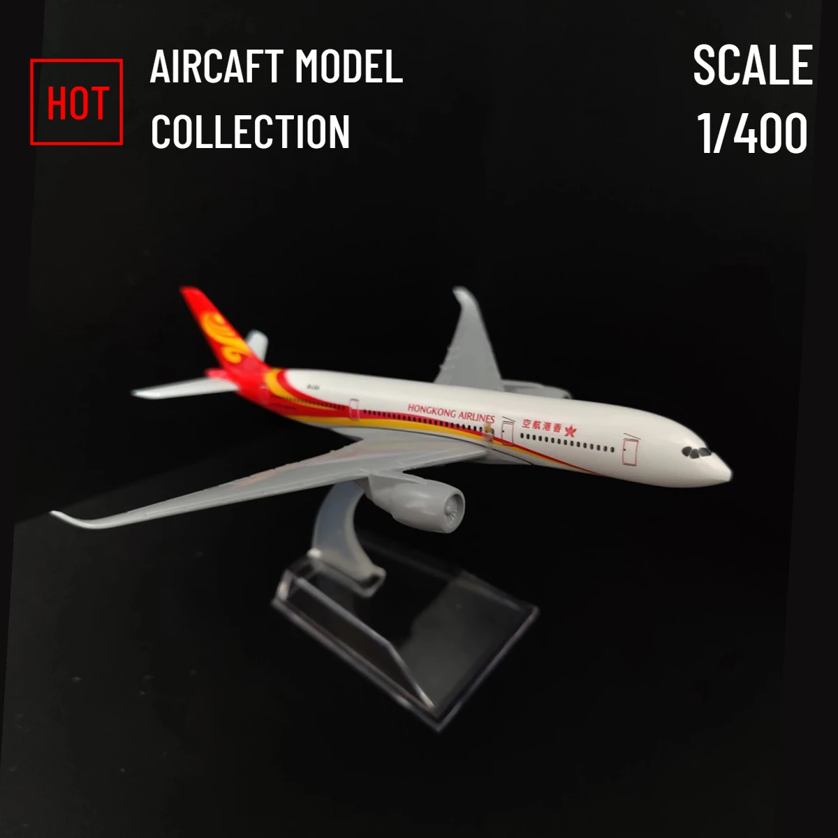 

Scale 1:400 Metal Aircraft Model, HONG KONG A350 Flight Airlines Replica Aviation Airplane Miniature Collection Toy for Boy