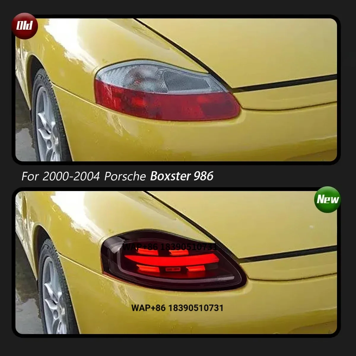 Фото Автомобильные фонари для Boxster 986: задние фонари 1997-2004, светодиодные проекционные задние фонари, дневные ходовые огни, автомобильные аксессуары №1
