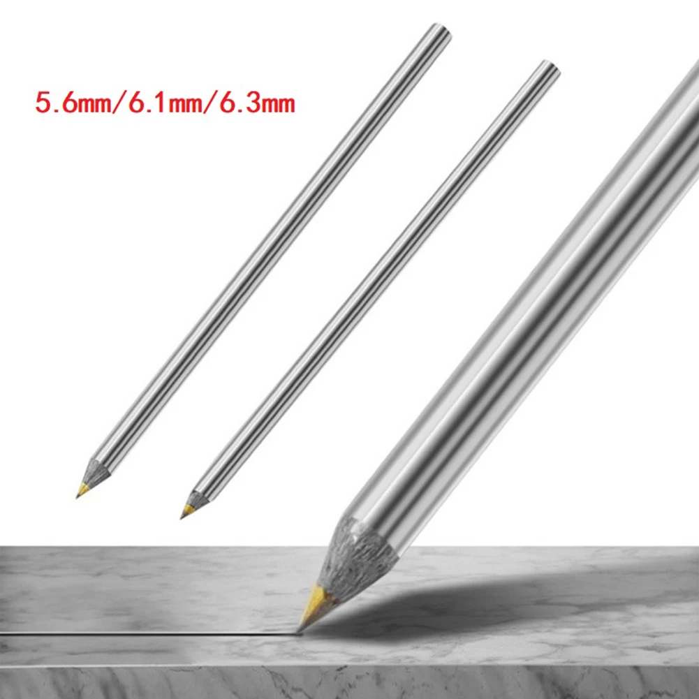 

3pc Carbide Scriber Pencil Scribe Pen Metal Wood Glass Tile Carving Cutting Marker Pencil Woodworking Single Head Marking Tools