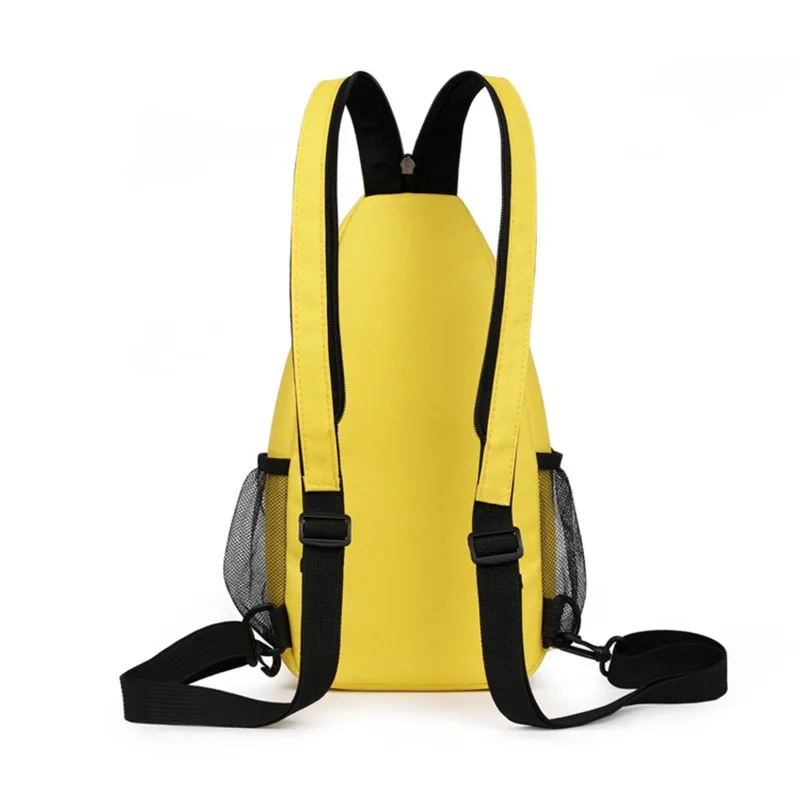 Модная Унисекс Нагрудная Сумка Из Ткани Оксфорд Однотонная На Плечо Для Мужчин И