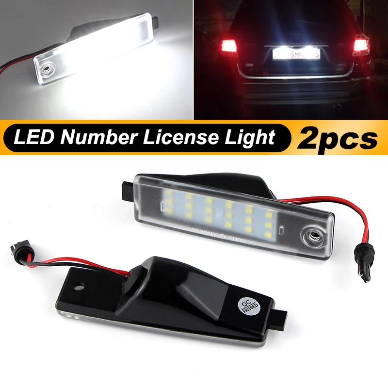 

2 шт. светодиодная лампа освещения номерного знака для TOYOTA Hiace S.B.V Land Cruiser 200 для TOYOTA Highlander 2007 2008 2009 2010-2013