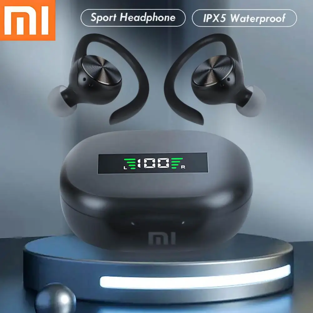 

Беспроводная Bluetooth-гарнитура XIAOMI, TWS спортивная Гарнитура, бизнес-наушники-вкладыши, концепция проводимости, гарнитура с зарядным футляром