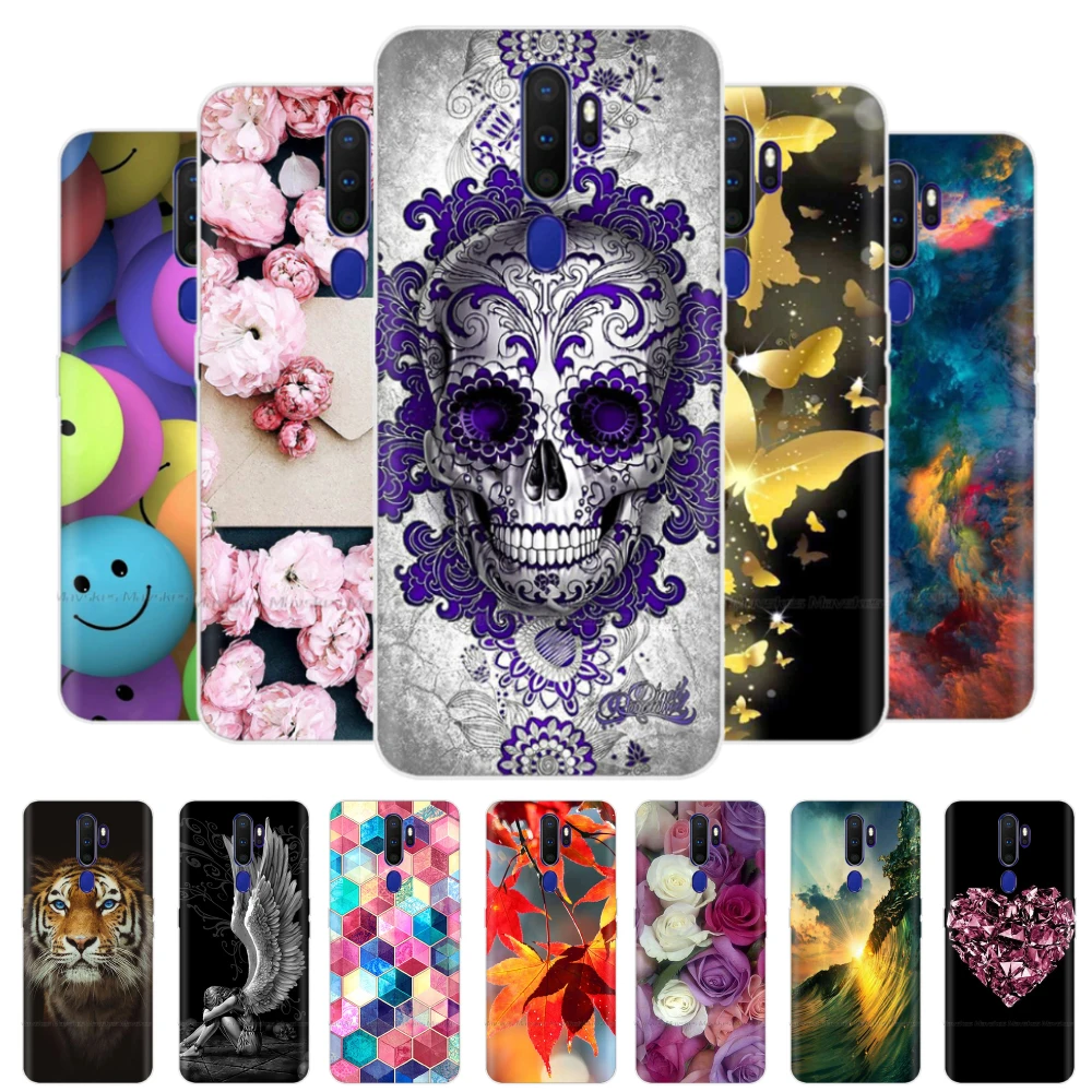 

For Oppo A5 A9 2020 Case Shockproof Soft silicone TPU Case For Oppo A9 2020 Back Cover Phone Case For OPPO A11X Case Coque Capa