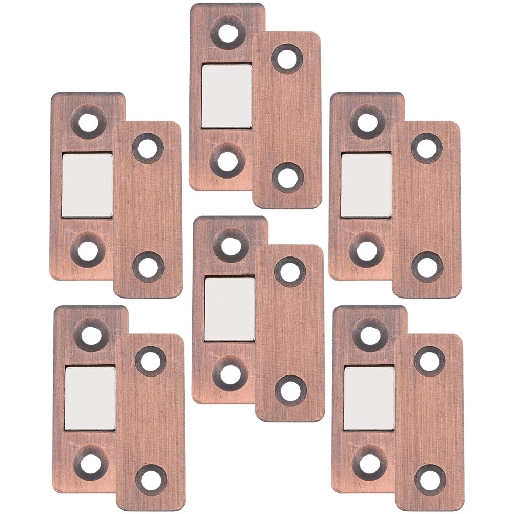 

6 Pairs Closures Catch Closer Magnetic Door Buckle Magnetic Door Catch Cabinet Door Magnets for Door Cabinet