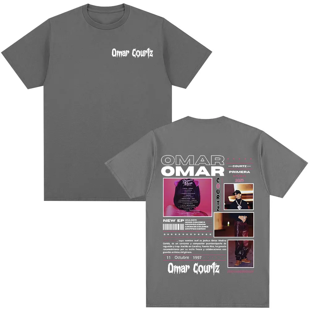 Omar Courtz Primera Musa Tour графическая футболка мужская женская одежда модная в стиле