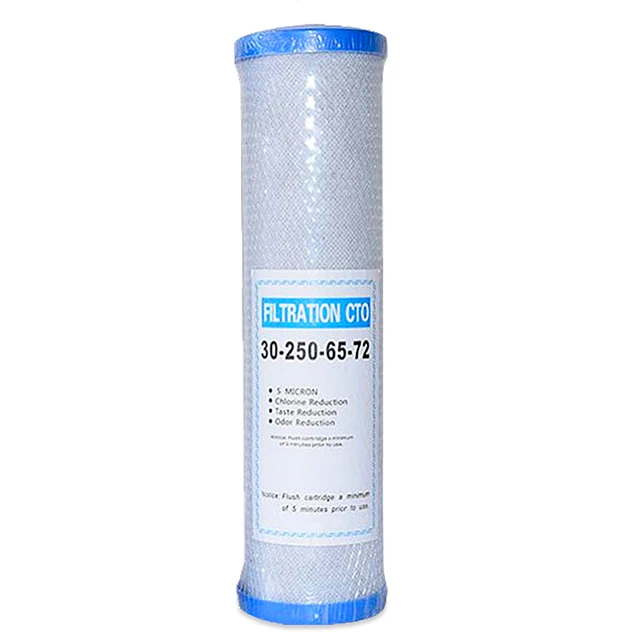 

Универсальный фильтр для воды, картридж с активированным углем, 10-дюймовый фильтр с углеродным фильтром Cto Block, очиститель воды
