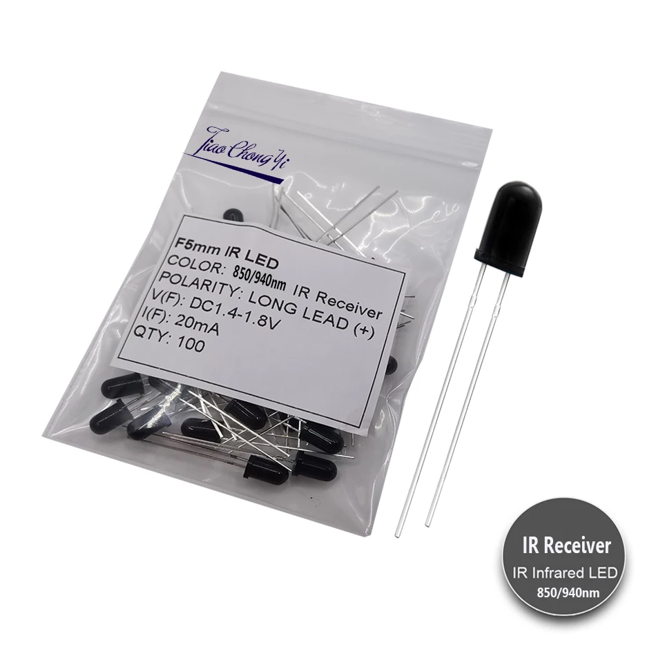 TiaoChongYi IR светодиодный излучающий диод 850/940 нм