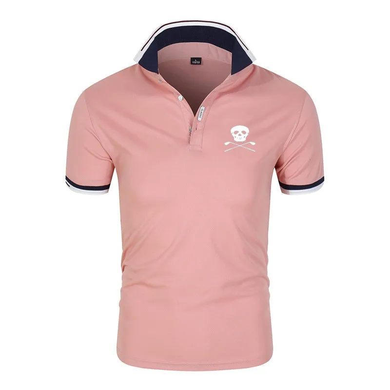 

Golf Wear Man Summer Shirt Men Short Sleeve Golf T-shirt Comfortable Breathable Outdoor Sports Golf Clothes Casual Polo Shirt