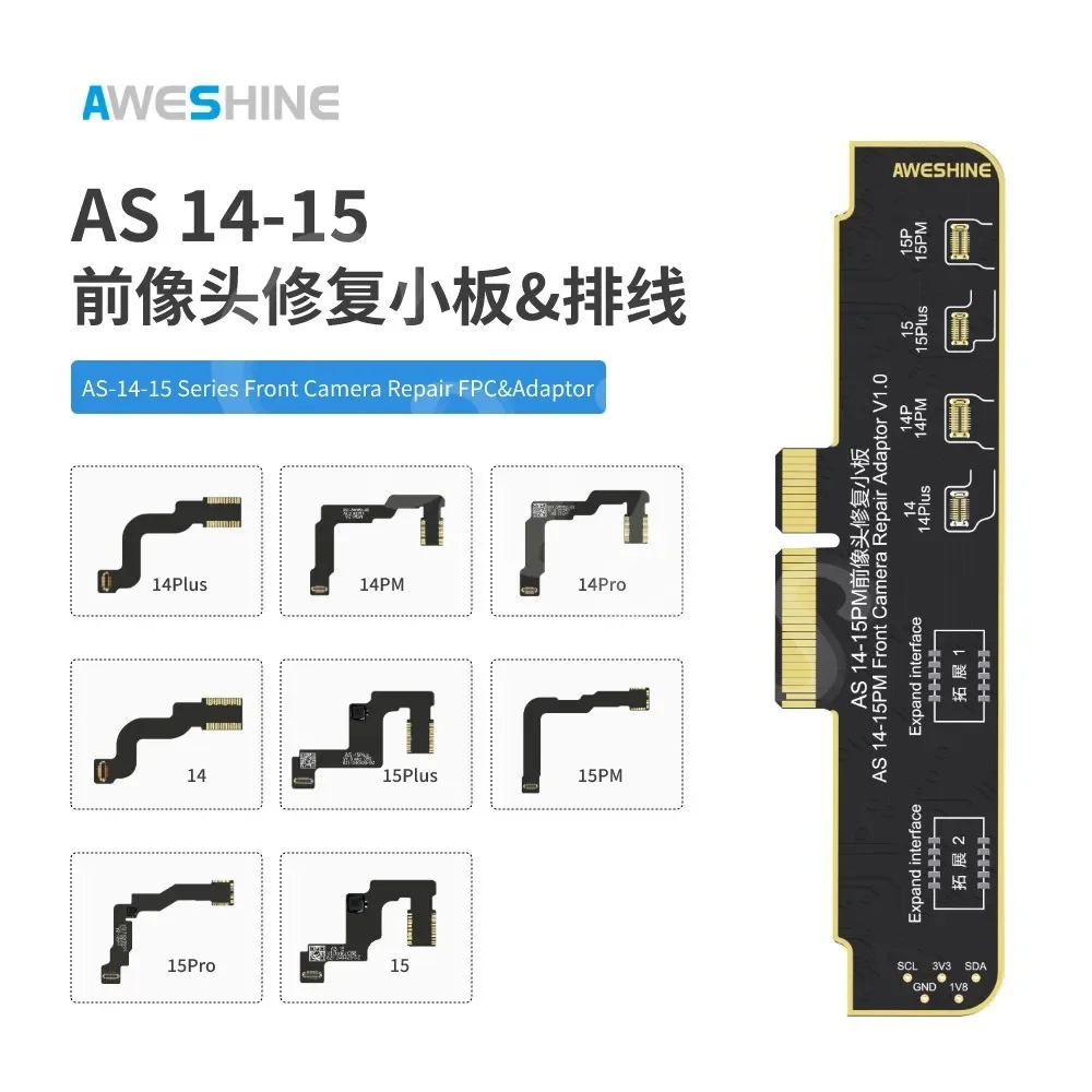 Aweshine AS FC01 Гибкий кабель Tag Face id для IPhone X XR XS MAX 1112 PRO Mini Battery Dot Matrix Repair Чтение и запись