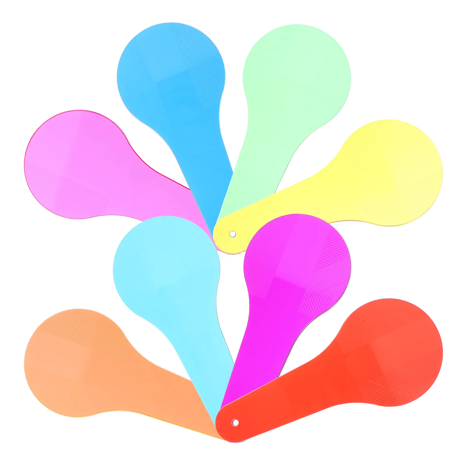 8-листые цветные полупрозрачные пленочные линзы для смешивания круглая ручка