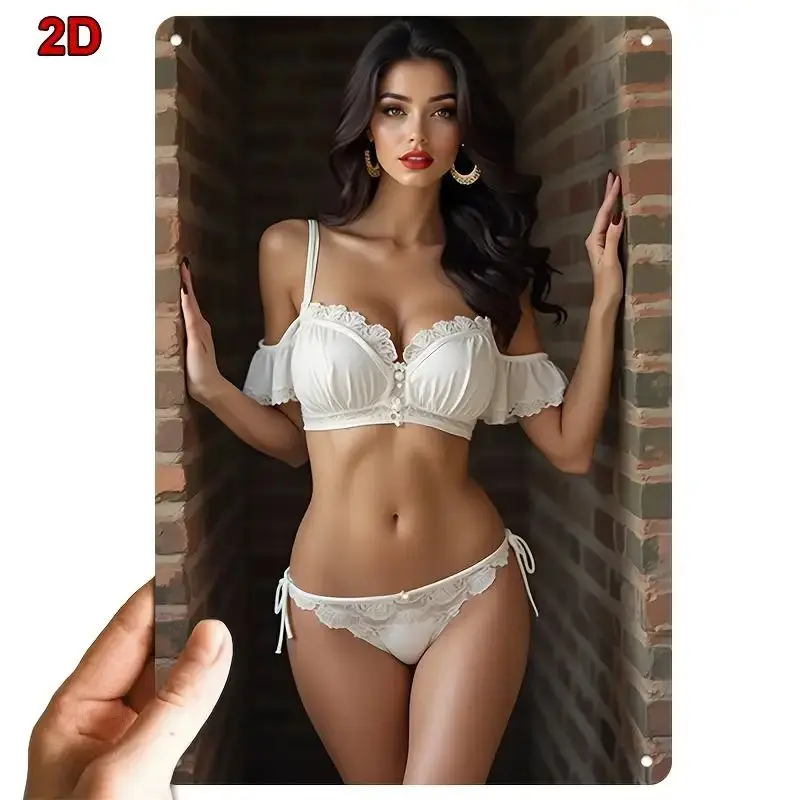 

Декоративные металлические таблички CIFBUY "Сексуальная девушка"