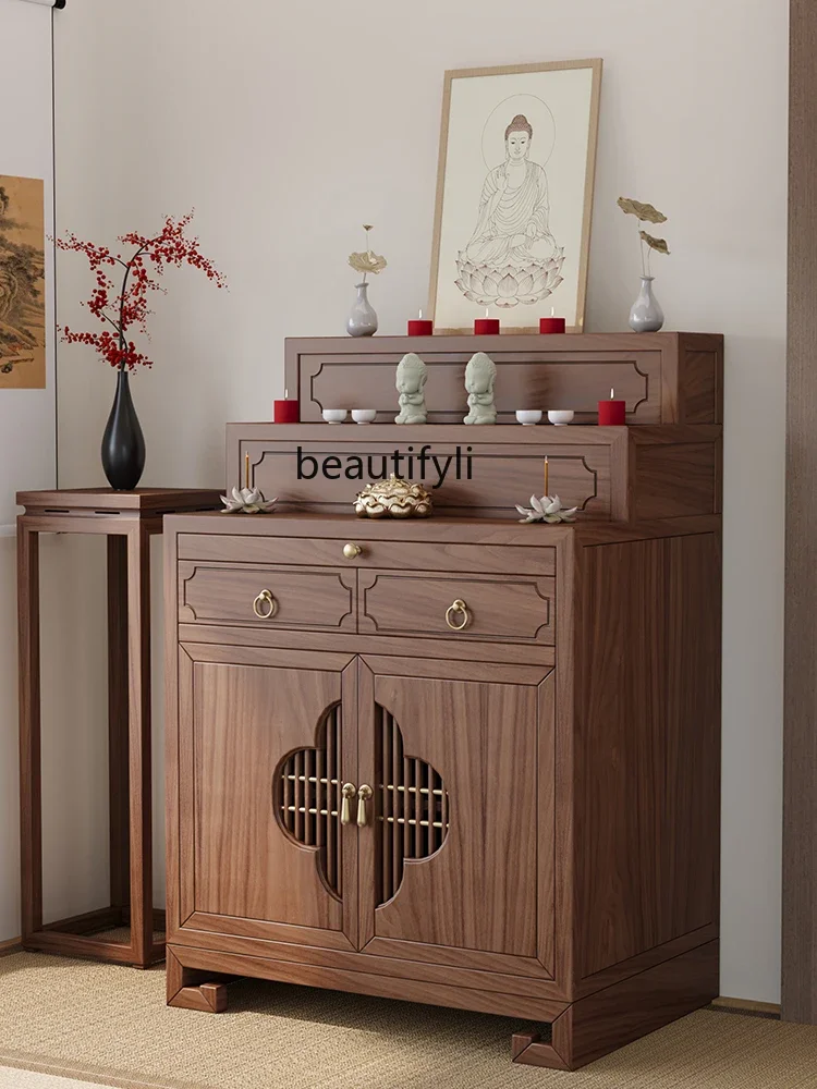 Новый китайский черный орех из массива дерева домашний тибетский стиль