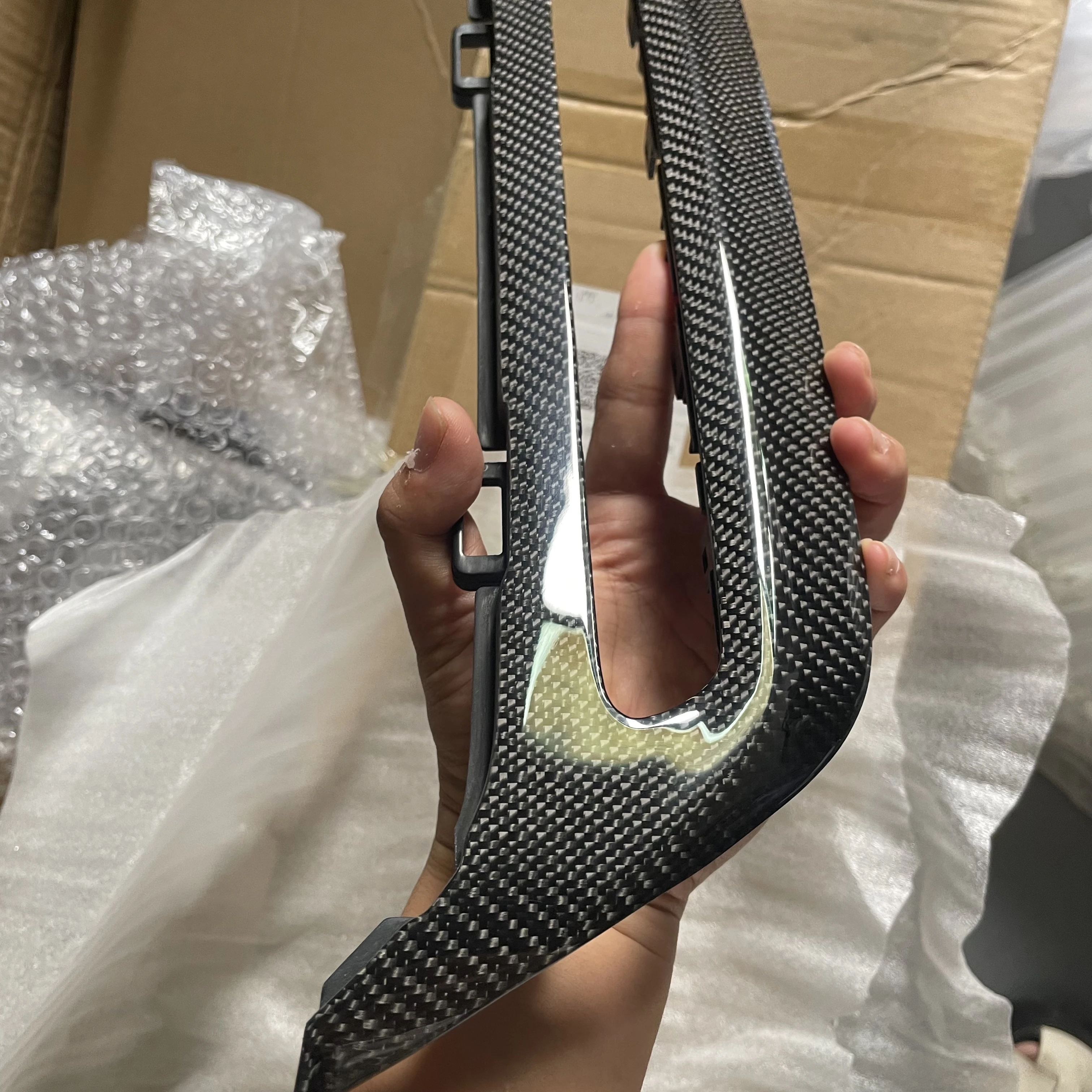 

Автомобильная Центральная ручка регулировки громкости для BMW X3 G01 G02 X4 из настоящего углеродного волокна рамка для замены интерьера не просто крышка