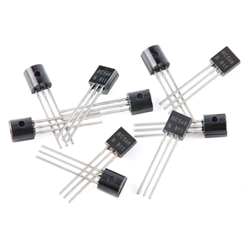 

20PCS Transistor BC548 BC548B NPN low power transistor TO-92 straight plug