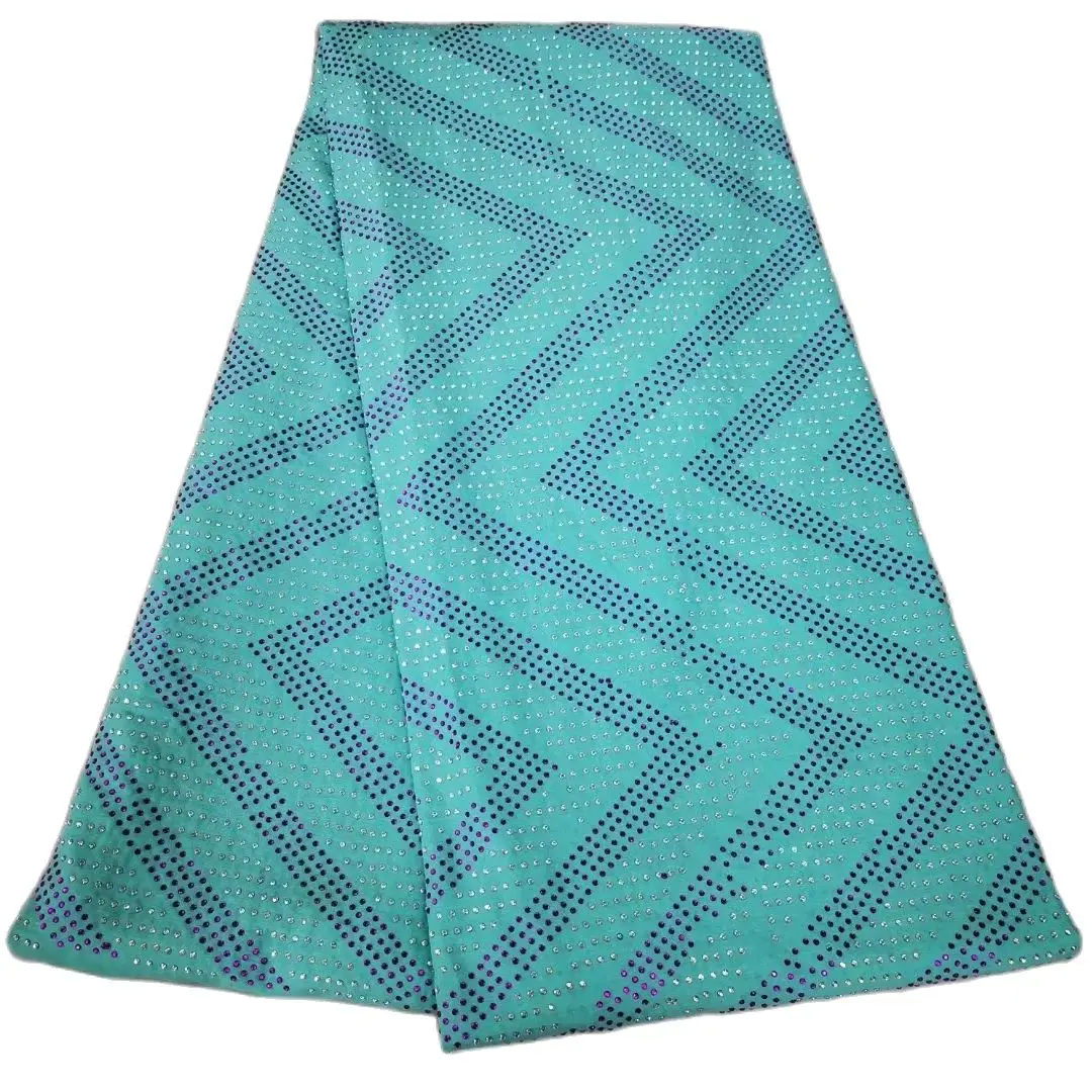 

LYLA LACE Latest Swiss Voile African Cotton Lace Fabric With Rhinestones High Quality Nigerian Laces Fabric For Party Dresses