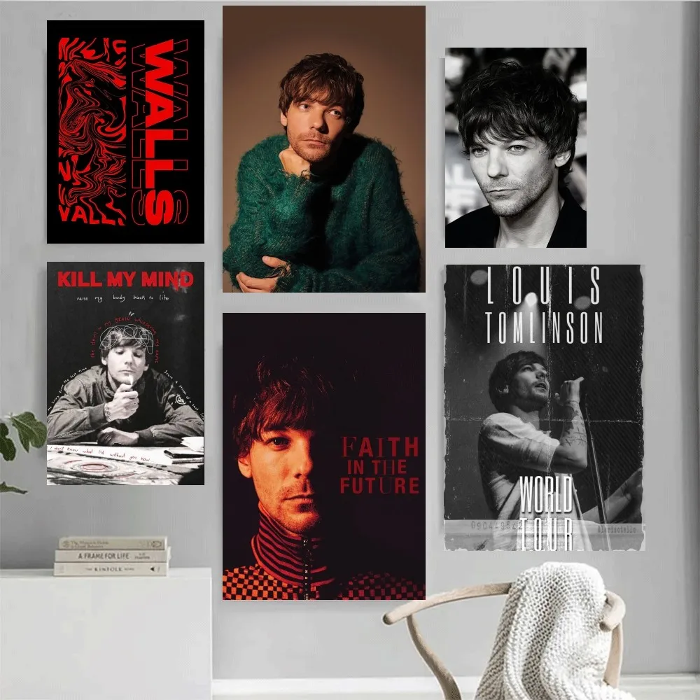 youqbf Louis Tomlinson Poster Canvas Prints Wall Art For Home Office Living  Room Decorations Unframed 10*8inch