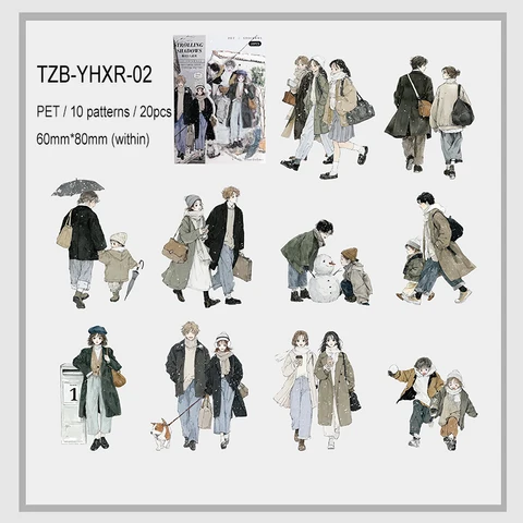 Jianwu наклейки для скрапбукинга