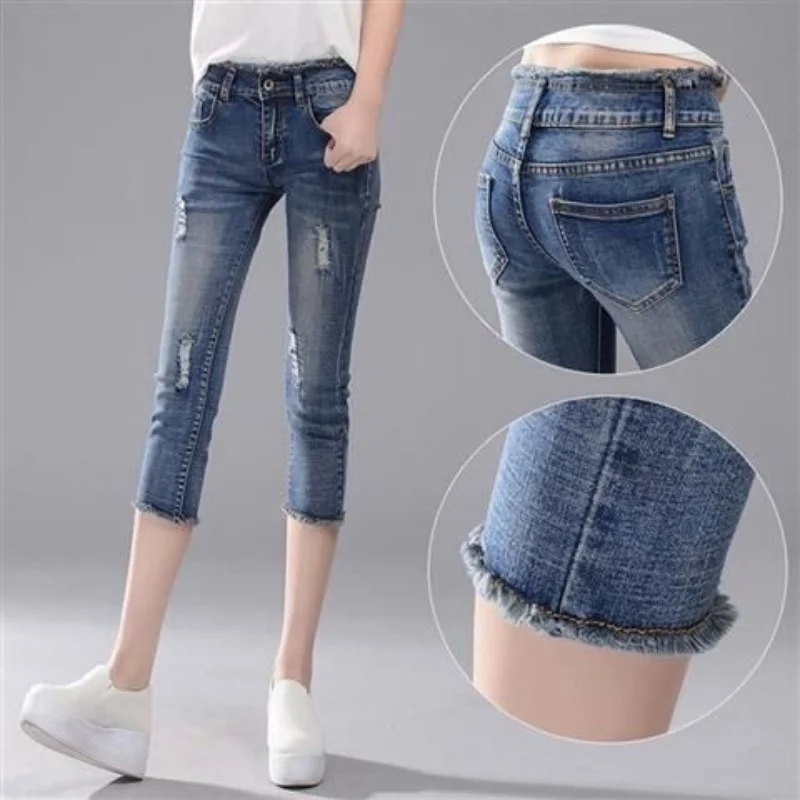 Рисунок 5 - Женские джинсы, синие джинсовые брюки