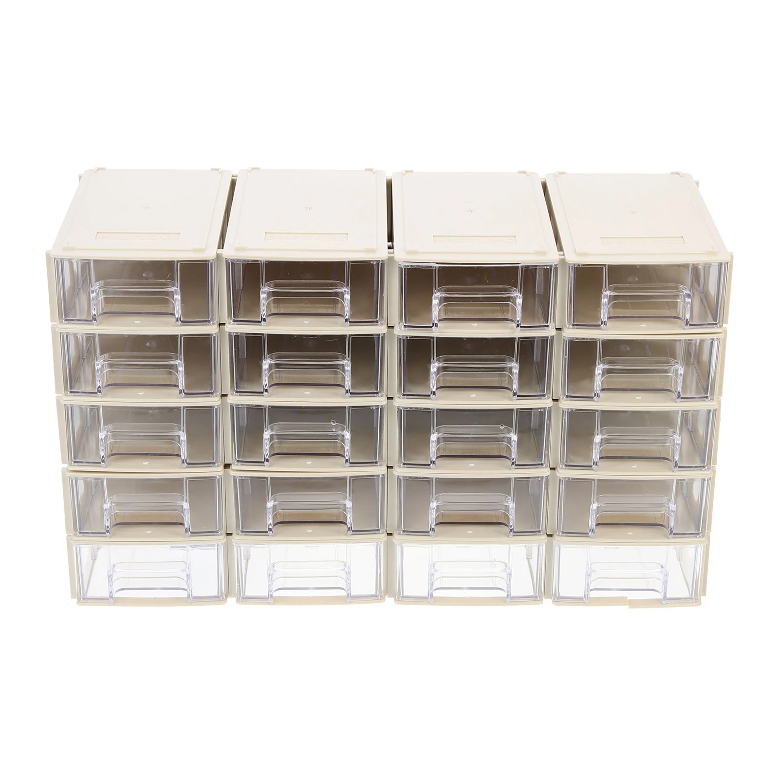 

20 Sets Plastic Storage Boxes Stacking Multipurpose Tool Storage Boxes Electronic Component Boxes Drawer Type Boxes