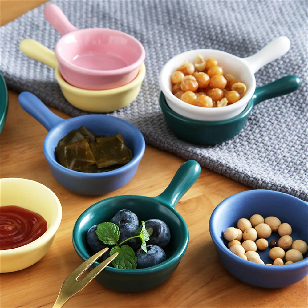 

Household Non-fragile Dinner Plate Ice-crack Glazed Ceramic Salad Bowl And Fried Vegetable Plate Tableware Bowl Creative Saucer