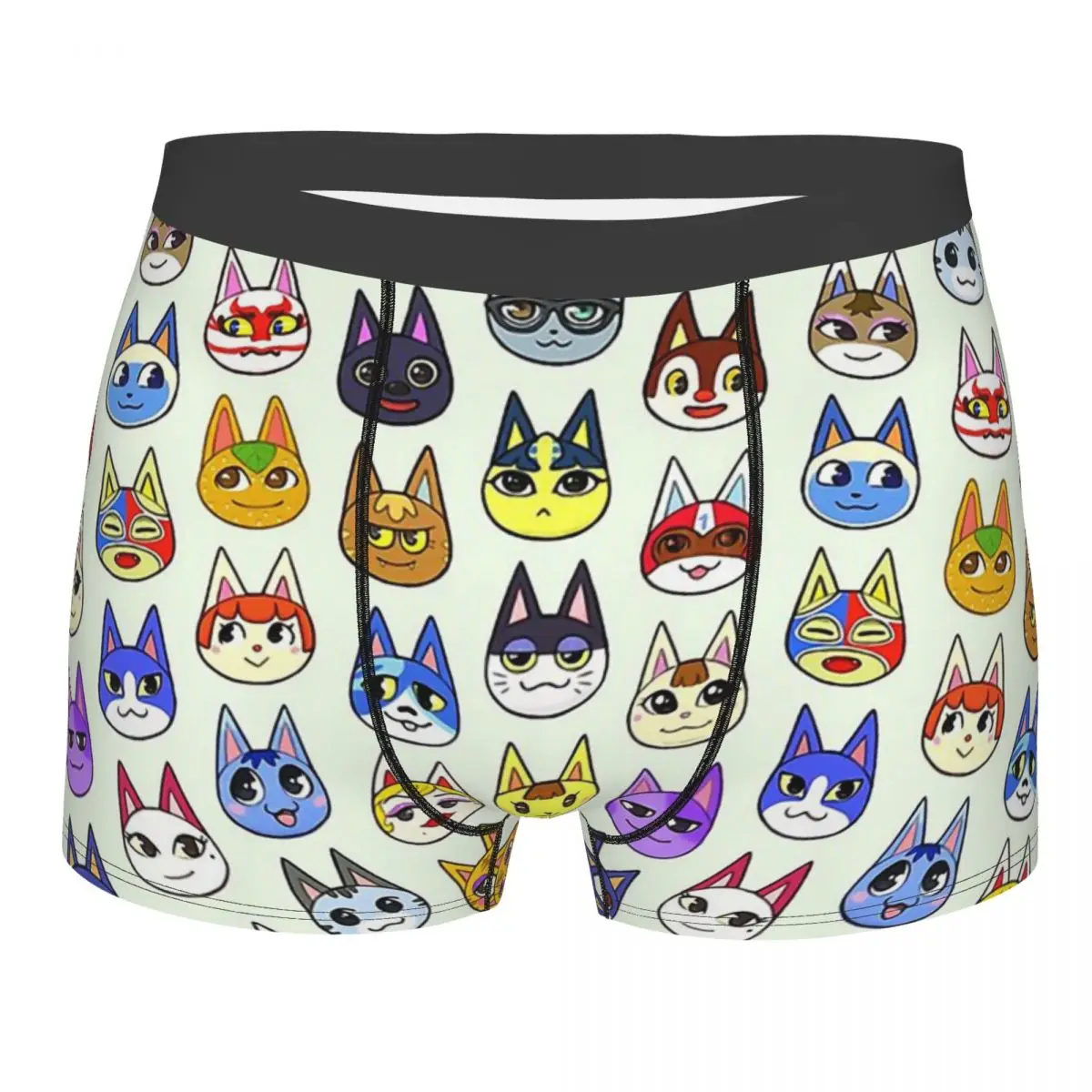 

Smile Animal Crossing Underpants Cotton Panties Male Underwear Print Shorts Boxer Briefs