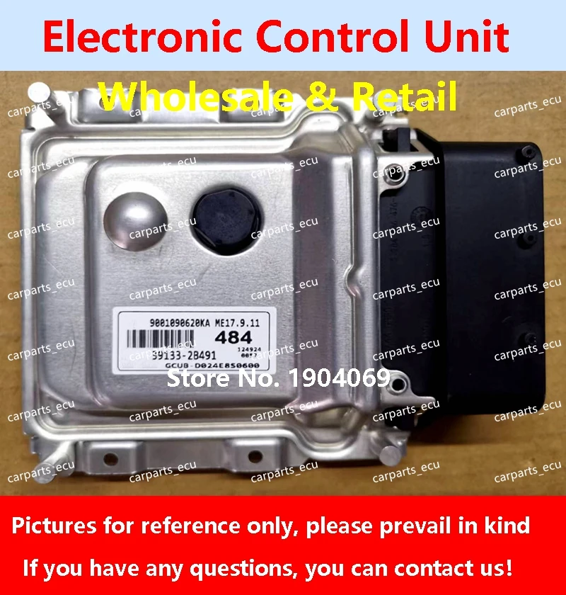 Компьютерная плата двигателя автомобиля Hyundai Elantra/ECU/ME17.9.11.1 39131-2B241 SYC/39118-2B690