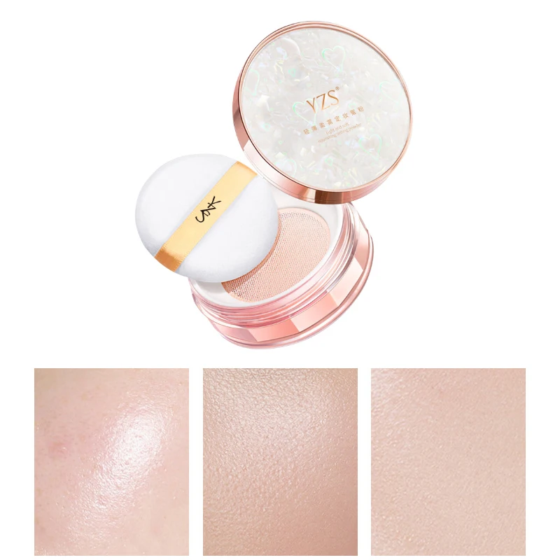 

Face Loose Powder Mineral Waterproof Matte Setting Finish YZS Makeup Oil-control Professional Cosmetics for Women Greasy Hair