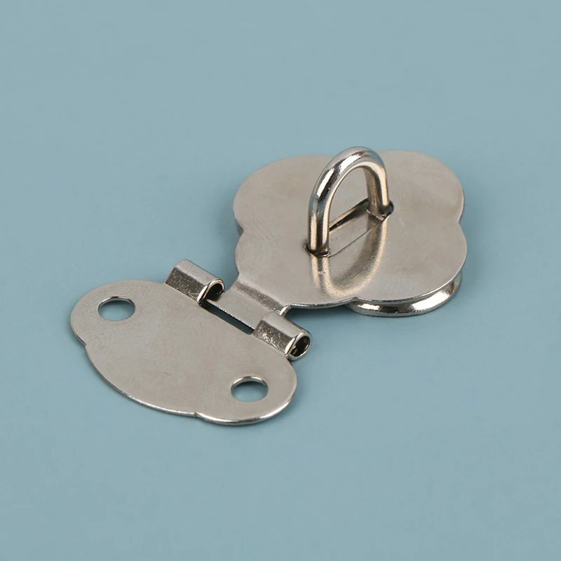 

2Pair/Set Lock Hasp Hook Latch Lock Hinge Hardware Lock For Jewelry Box Diary Book Drawer Wood Case Buckle