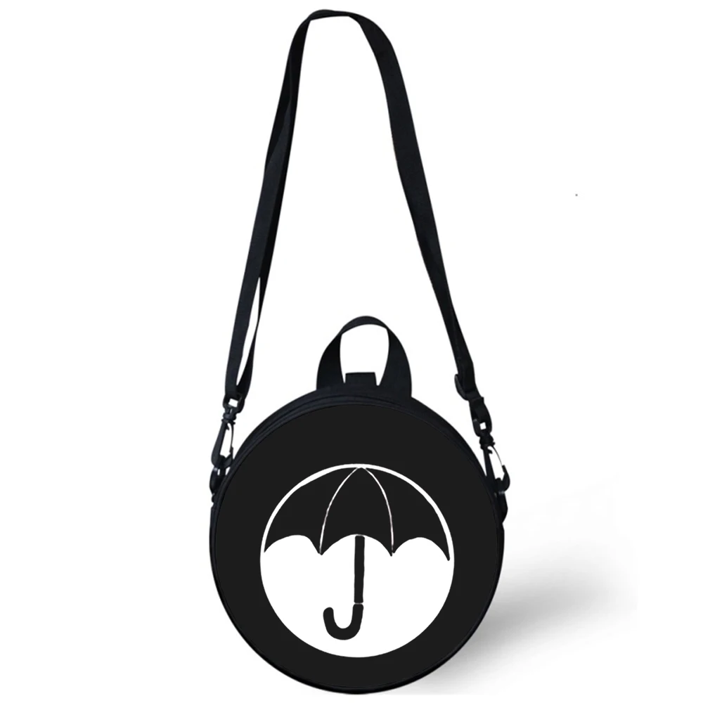 The Umbrella Academy Child kindergarten Bag 3D Print Crossbody Shoulder Bags For School Women Mini Round Bagpacks Rugtas Bag