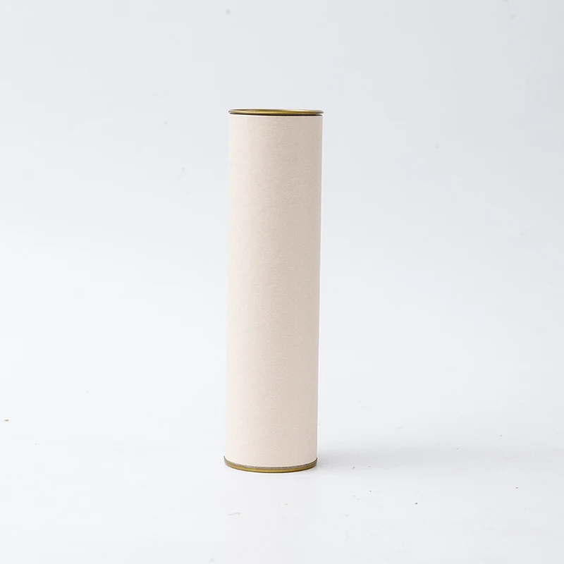 

Custom Print Packaging Eco Friendly Deodorant Cardboard Box Push Up Herb Kraft Paper Craft Tin Lid Tube Tea Can Canister