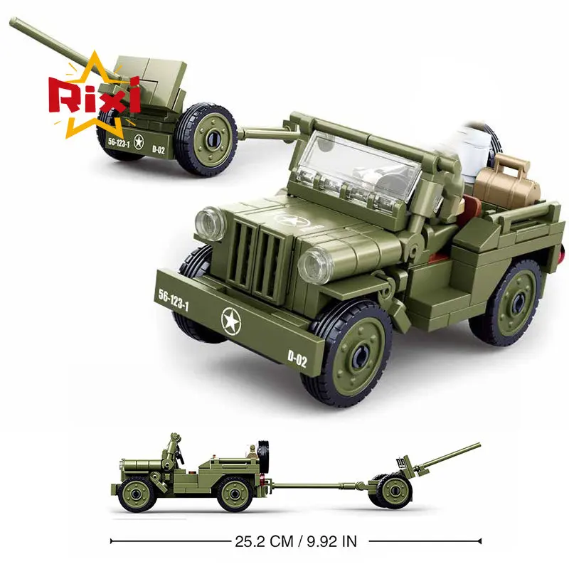 Военная Вторая мировая война BM-13 Rocket Katyusha строительные блоки бронированное