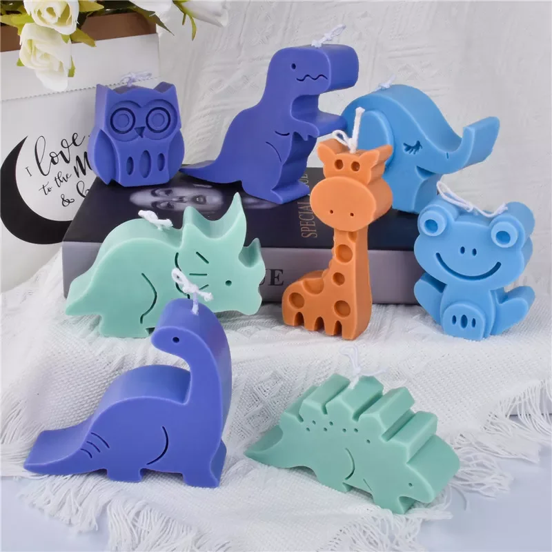 

Series Silicone Mold All Kinds of Animals Scented Candle Shape Handmade Aromatic Candles Supplies Candle Making Arts