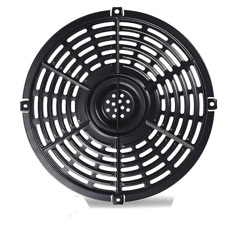 

Air Fryer Replacement Parts Tray, Upgraded Round Grill Crisper Plate Non-Stick Coating Air Fryer Accessories Rack
