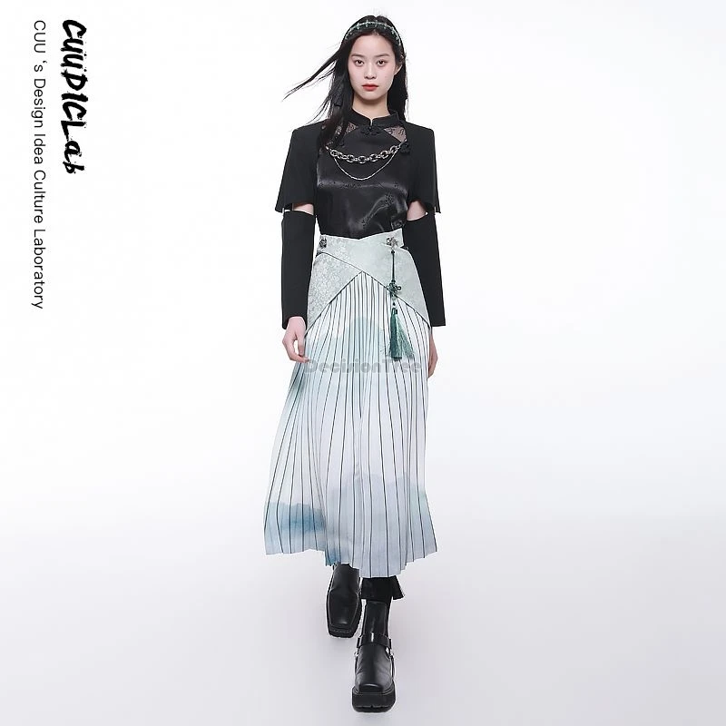 2024 Улучшенная юбка hanfu Женская китайская длинная с завышенной талией