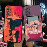 nice ass and couple phone case hull for samsung galaxy a70 a50 a51 a71 a52 a40 a30 a31 a90 a20e 5g a20s black shell art cell cov