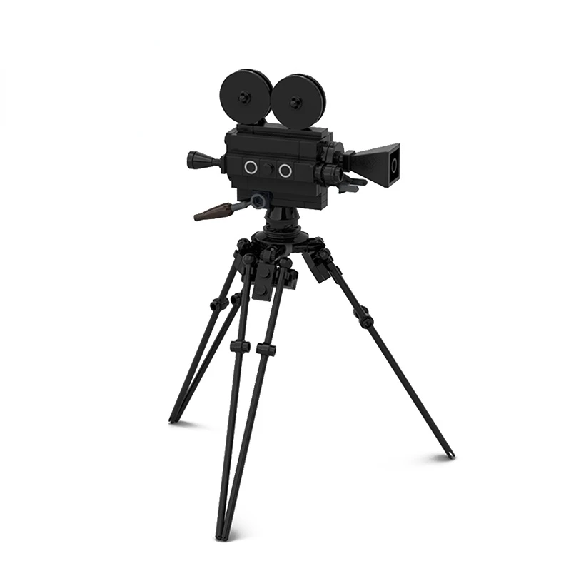 

Small Building Block Educational Assembled Compatible City Home Furnishing Accessories Standing Tripod Camera Moc Kids Toys