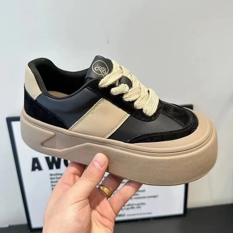 

Women's Sneakers 2024 Spring New Arrivals Ladies Casual Sports Walking Shoes Comfortable Lace-up Trainers Vulcanized Shoes Woman