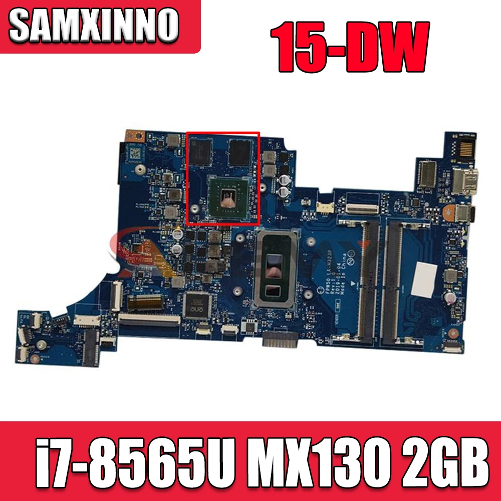 

FPW50 LA-H323P L51993-601 For HP 15-DW 15S-DU 15S-DR Laptop Motherboard L51993-001 With i7-8565U MX130 2GB GPU 100% Tested OK