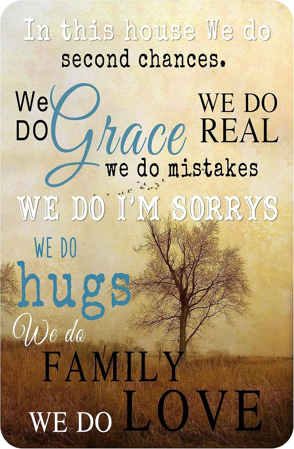 Songx nsprtonl Цитаты Motvtonl Fmly Wll rt Metl Sgns Декор для спальни Lvng Room Decor 12 &quotx 8&quot