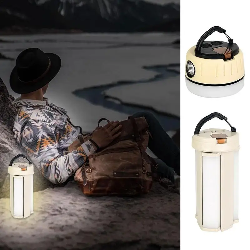

Outdoor Camp Lamp Portable LED Camping Lantern 5 Light Modes IPX4 Waterproof Tent Light Perfect Lantern Flashlight Survival Kits