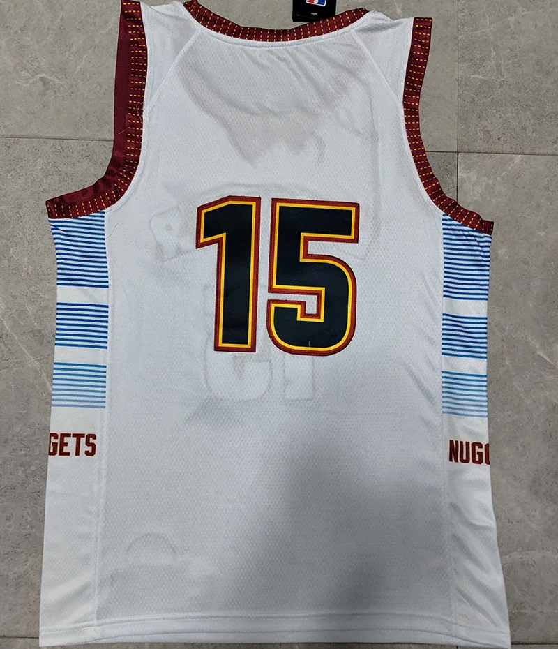 

Custom Basketball Jerseys NO 15 Nikola Jokic Tshirts We Have Your Favorite Name Pattern Mesh Embroidery Sports See Product Video