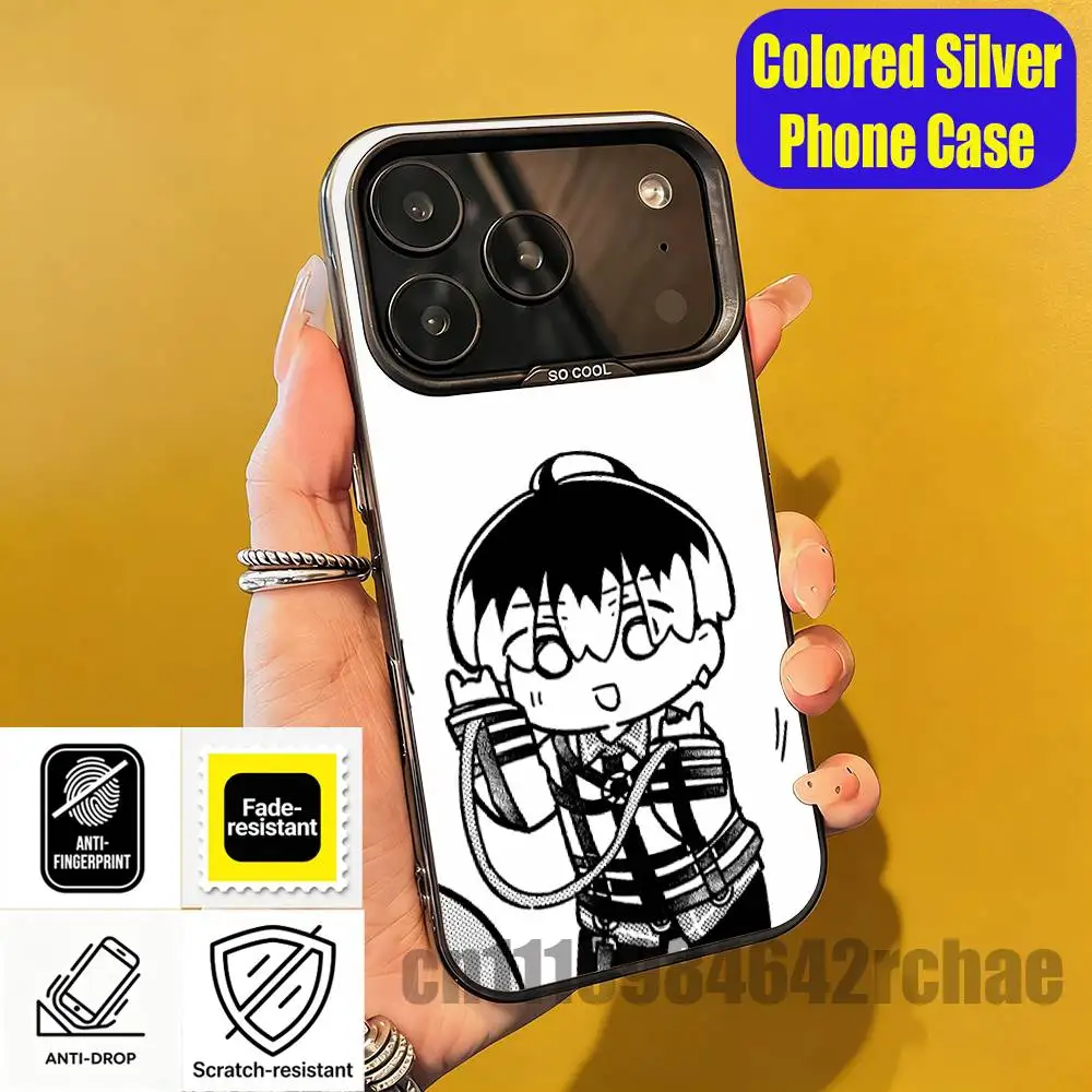 Чехол для телефона Kayano Mikoto M-MILGRAM для iPhone 14 16 12 15 13 17 11 E Pro Max Plus Air Mini, серо-серебристый корпус. (art.: 3920dd004e2f8) - 3920dd004e2f8
