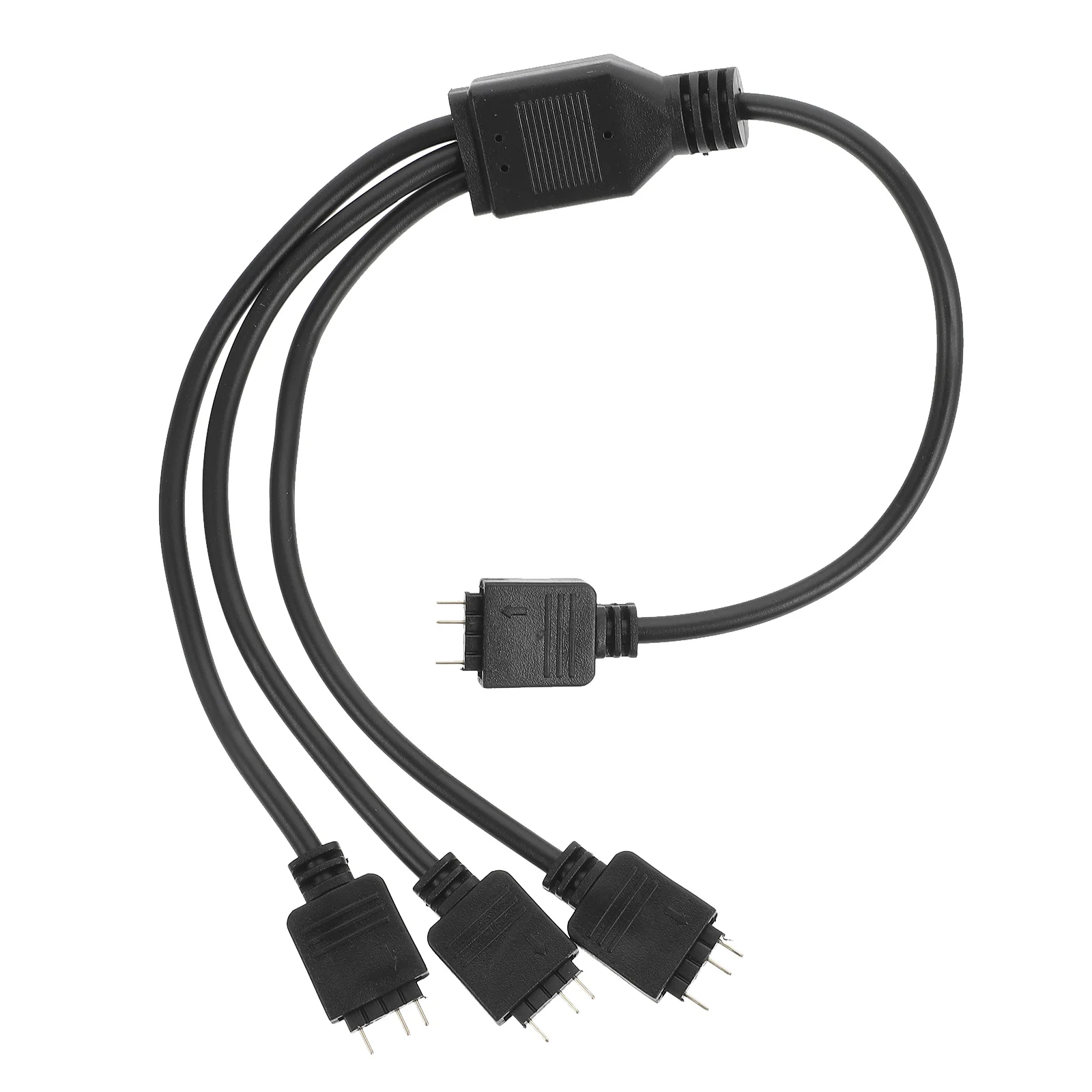 

Splitter Led Cable Strip Connector Computer Toextension Rgb Cord Argb Y Accessory Way Part Wire Three One 1